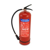 Extintor PQS ABC 9kg con colgador de pared al 40%