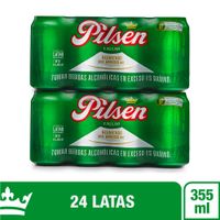 Pack Cerveza PILSEN 12 Pack Lata 355ml x 2un