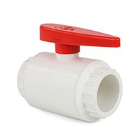 Válvula Bola PVC sin rosca 1 1/2""