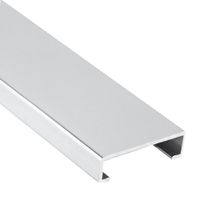 Listelo recto 30mm Aluminio Brillante 240cm