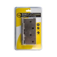 Bisagra Niquelada 4""x4"" x2mm x2u