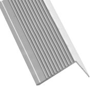 Borde simple para escalera Aluminio Mate 90x2.5cm