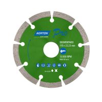 Disco de corte diamantado segmentado 4 1/2""x7/8""