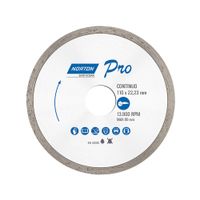 Disco de corte diamantado continuo 4 1/2""x7/8""
