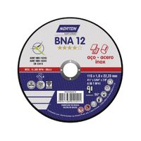 Disco de corte Inox.BNA12 4 1/2""-115x1.0mm Norton