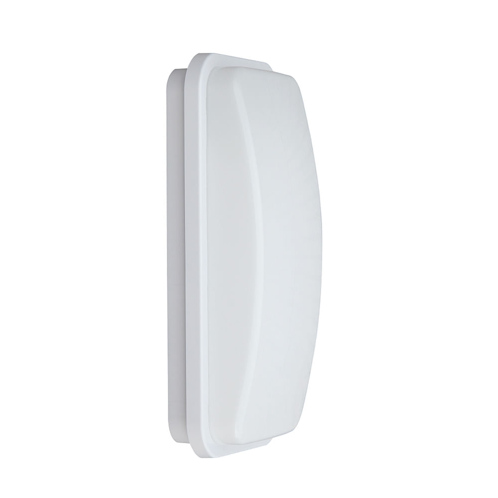 Aplique LED Tortuga rectangular Blanco 20W Luz Fría