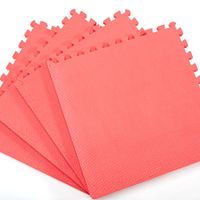 Piso microporoso Rojo x4 piezas