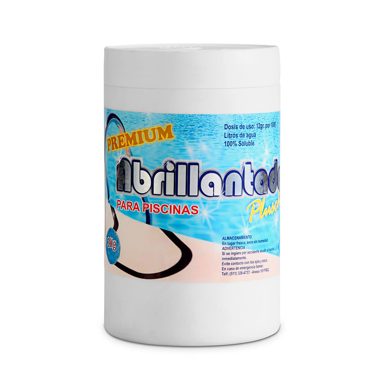 Abrillantador para piscina 1 kg