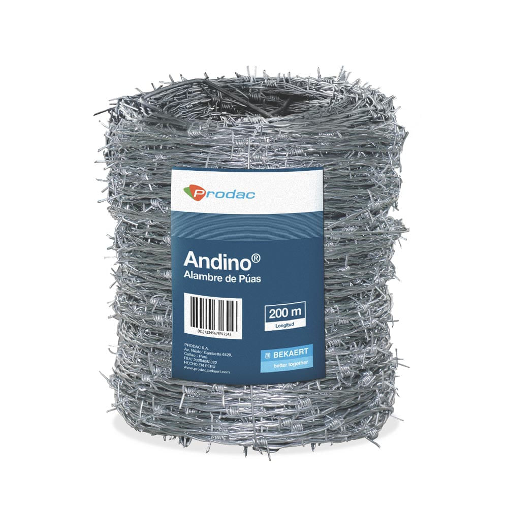 Alambre de púas Andino