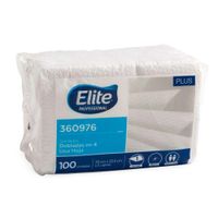 Servilleta Elite Plus Doblada X 100 Unid