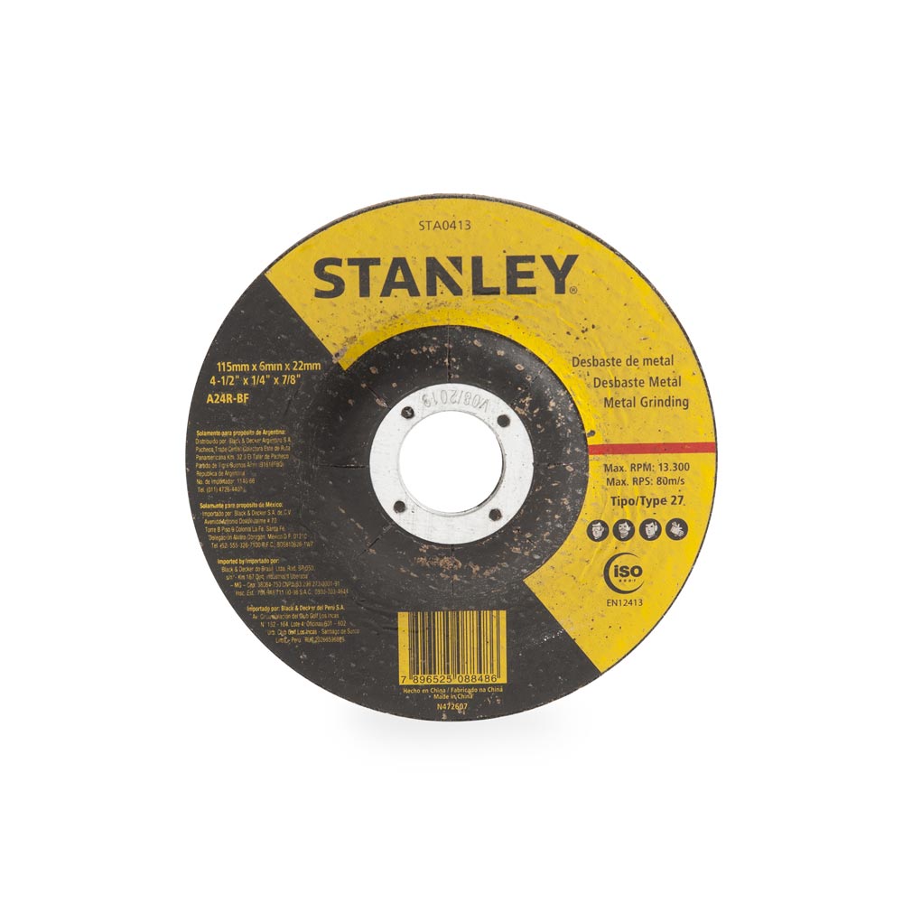 Disco Debaste Metal 4 1/2x1/4x7/8""