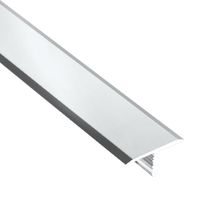 Listelo decorado T 20mm Aluminio Brillo