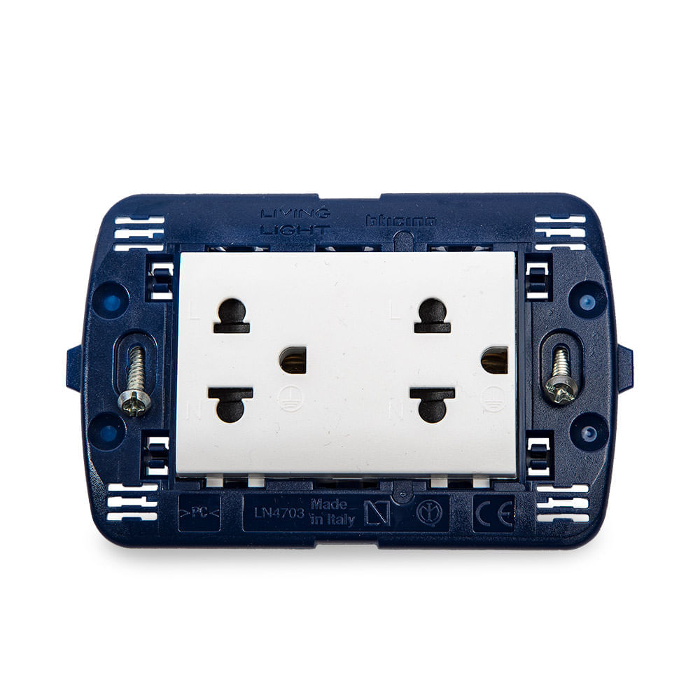 Toma Unipersonal + Toma Duplex Light