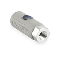 Acople de seguridad 1/4"" con boton de alivio para compresora
