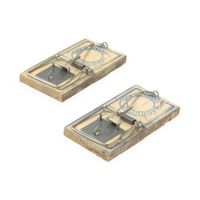 Trampa de madera chica x 2 unidades
