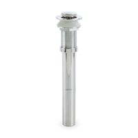 Desagüe push cromado de 1 1/4x10"" sin rebose