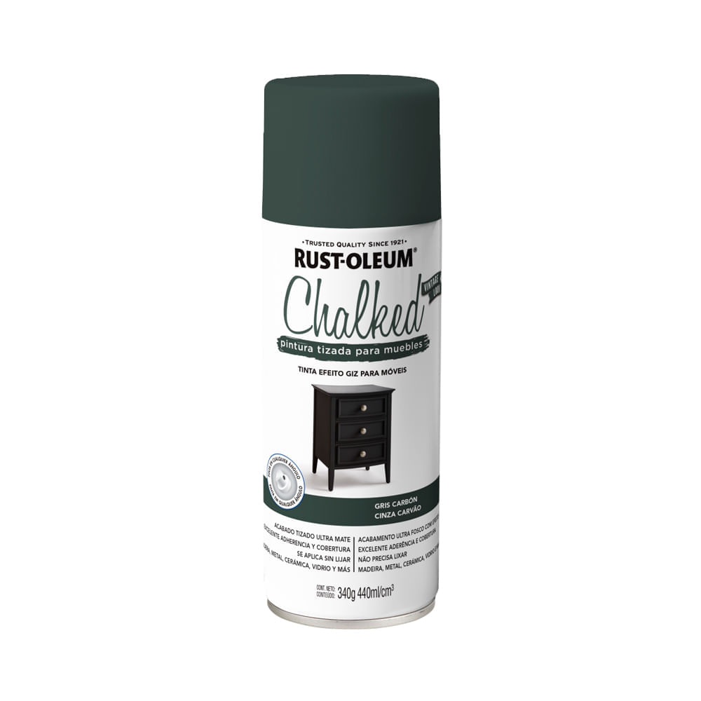 Spray Chalked Carbón 340 gramos