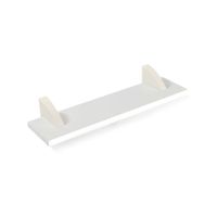 Repisa Concept con soportes Blanca 15 mm 10 x 40 cm