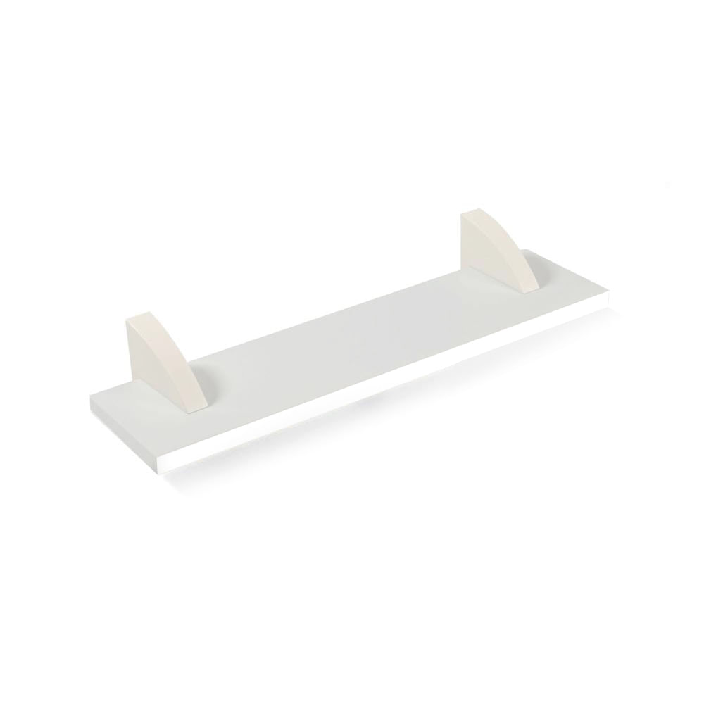 Repisa Concept con soportes Blanca 15 mm 10 x 40 cm