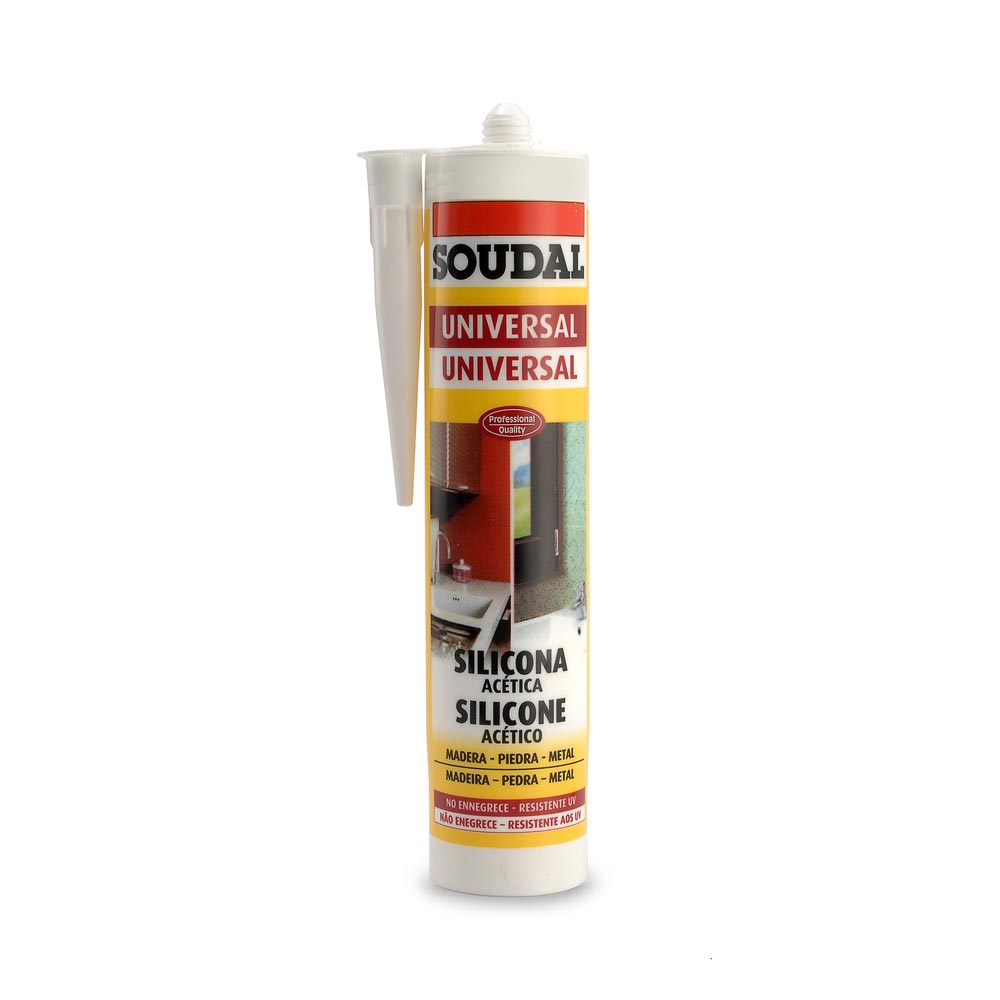 Silicona universal transparente 280ml