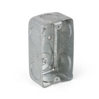 Caja de paso Rectangular 3/4"" 1.5 mm