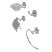 SET DE BAÑO ORANGE X 4 PZS NIZA
