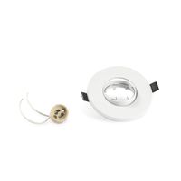 Spot redondo Zamac 10.8 cm Blanco