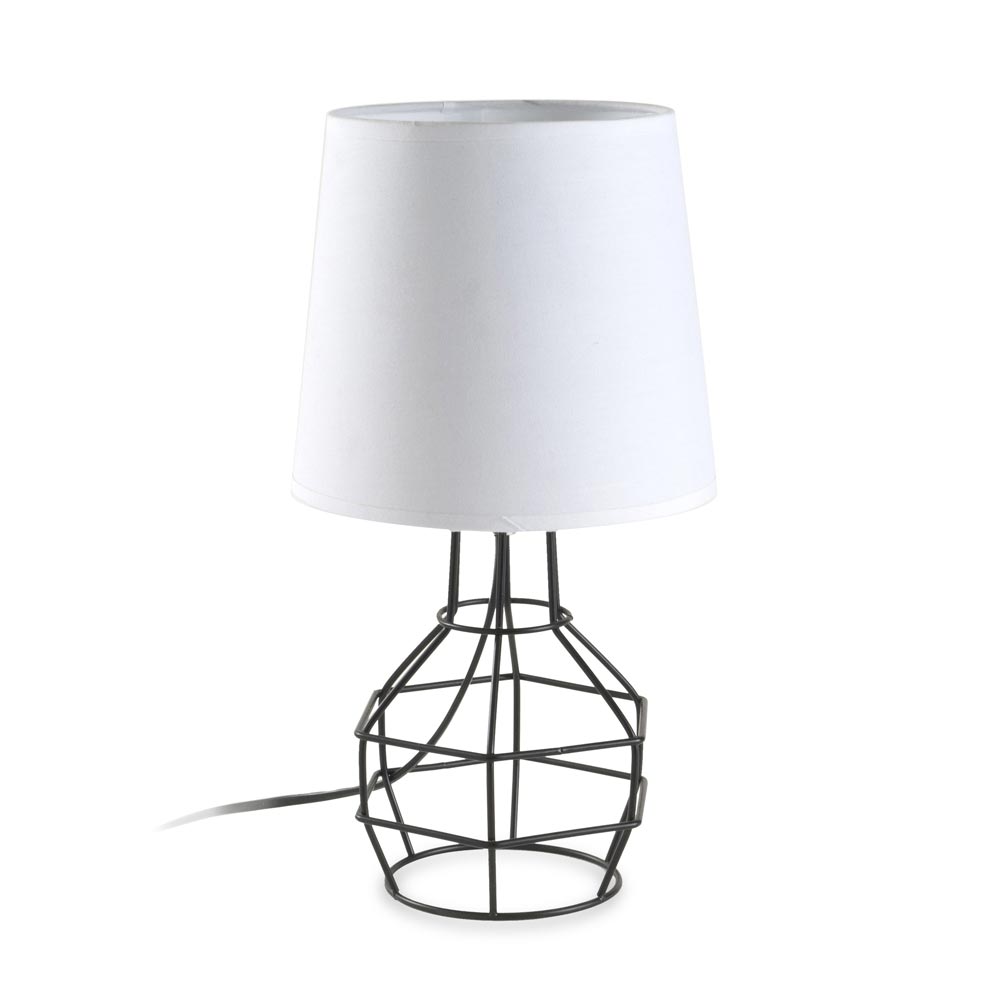Lámpara Jaula Blanca E27 1 luz