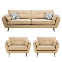 Juego de Sala Alto Hogar Altina 3 1 1 Beige