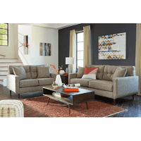 Juego de Sala 3 2 Monikke Alto Hogar Taupe