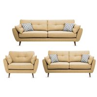 Juego de Sala Vintage 3 2 1 Altina Beige
