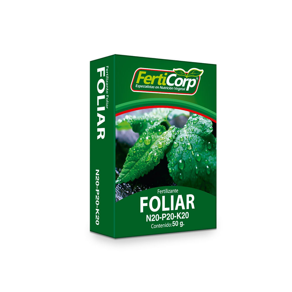 Fertilizante en polvo para Foliar