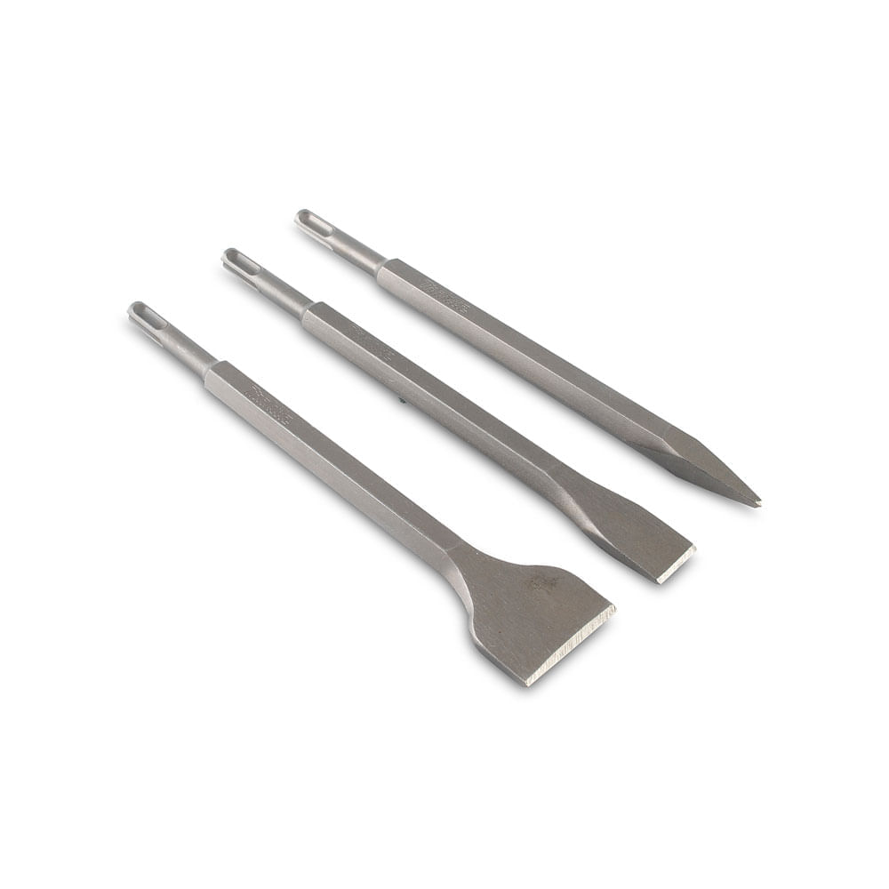 Set de cinceles SDS Plus x3 unidades