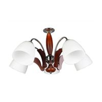 Lámpara Colgante Orange Concepción 5 Luces E27 Silver