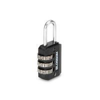 Candado de Equipaje Acero Negro Mate 21mm Blossom