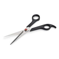 Tijera de peluquero punto rojo 663 7""