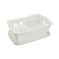 Escurridor plástico para 24 piezas blanco