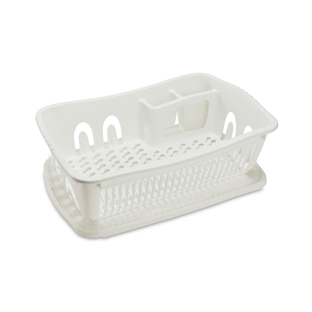 Escurridor plástico para 24 piezas blanco