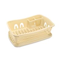 Escurridor plástico para 24 piezas crema