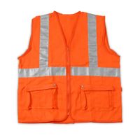 Chaleco para obra Naranja Talla: Medium
