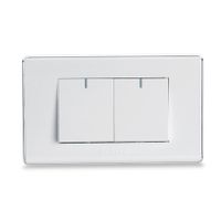 Interruptor Doble Blanco Deco