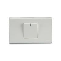 Conmutador Simple Blanco Deco