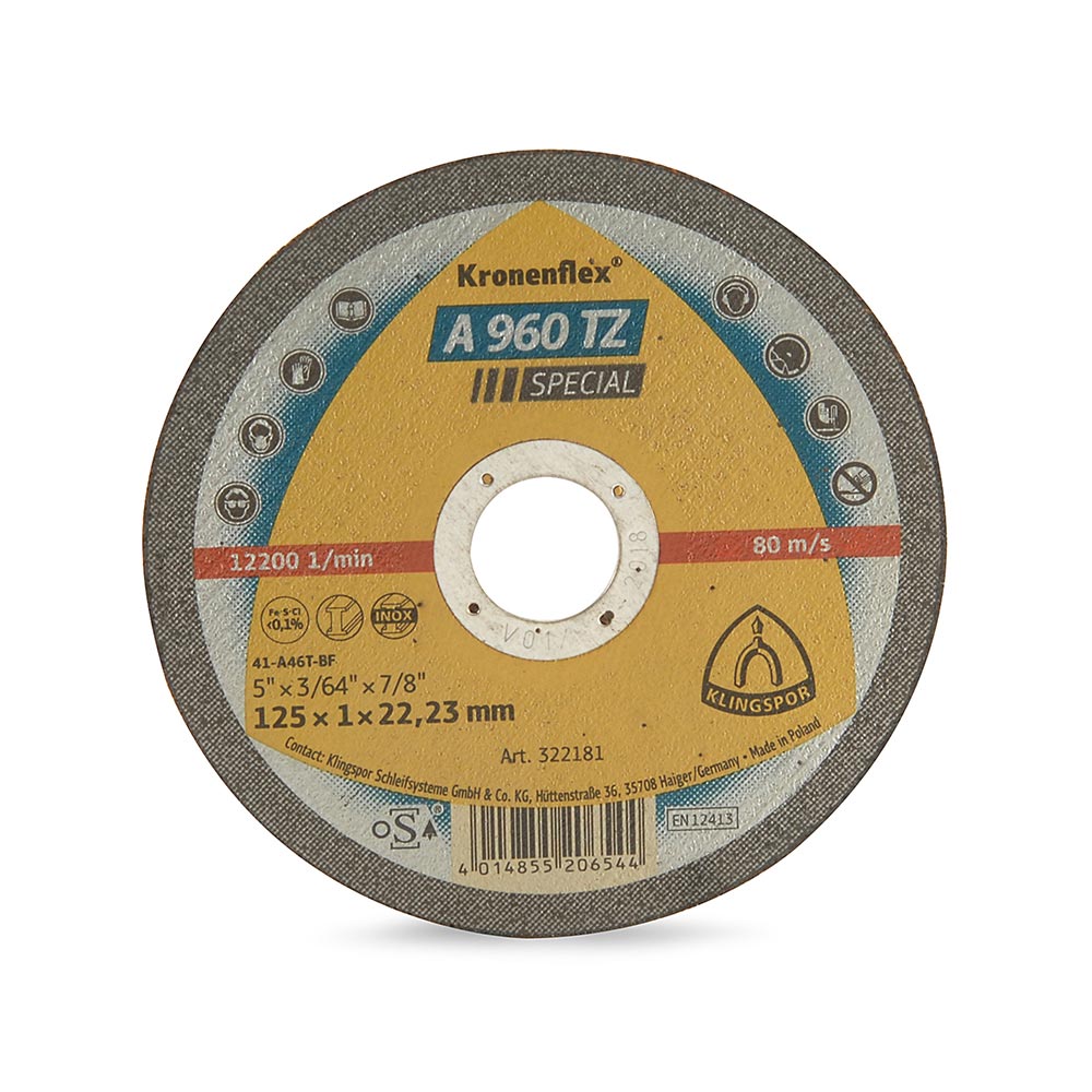 Disco de corte Especial Acero Inoxidable 5""