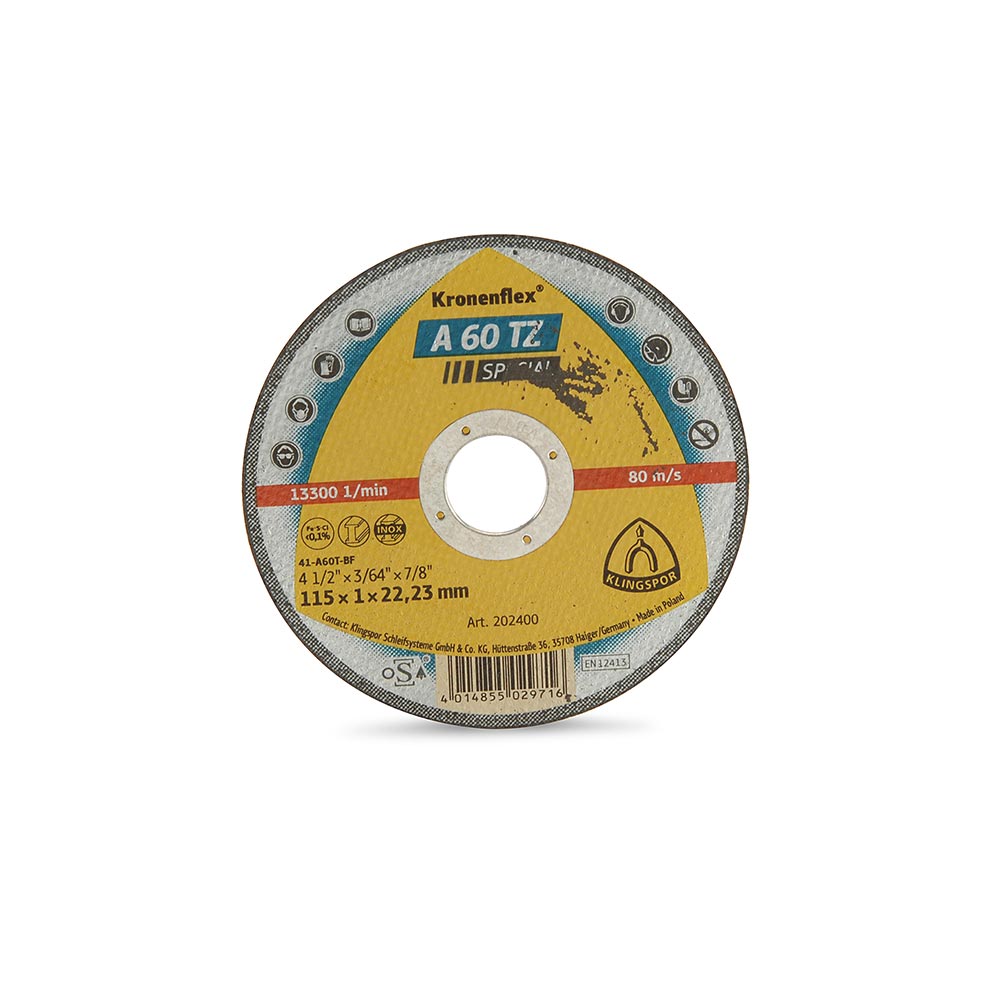 Disco de corte Especial Acero Inoxidable 4.5""