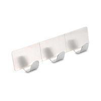 Colgador triple de acero inoxidable