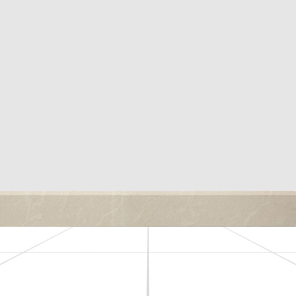 Zócalo Porcelanato SS Solar Beige 7,3x60 cm,
