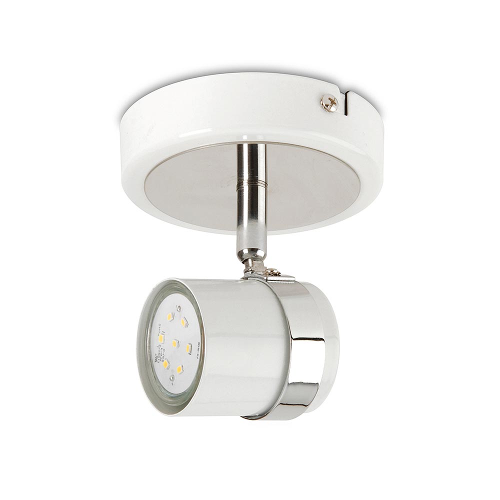 Spot LED Verónica Blanco 1 Luz