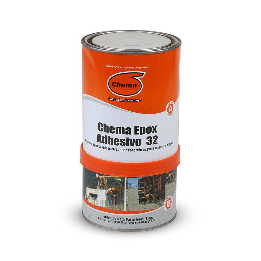 Puente de adherencia epóxico para anclajes y reparación Chema Epox 32 1kg