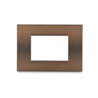 Placa 3M Rectangular Bronce Living Light