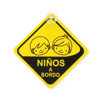 Señal Rombo Cuidado Niños a Bordo